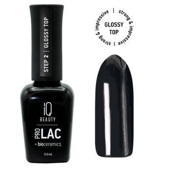 Финишное покрытие для лака профессиональное глянцевое/PROLAC+bioceramics Glossy top, 12.5 мл