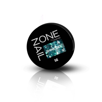 Глиттер гель ONE NAIL SHINE 07 5g.