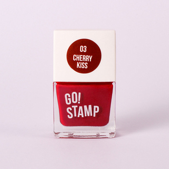 Лак для стемпинга Go! Stamp 3 Cherry kiss 11мл